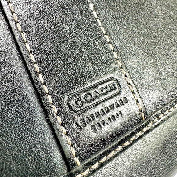 Coach Hampton Leather Tri-fold Wallet in Black - Picture 5 of 7